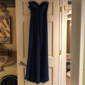 La Femme Navy Gown